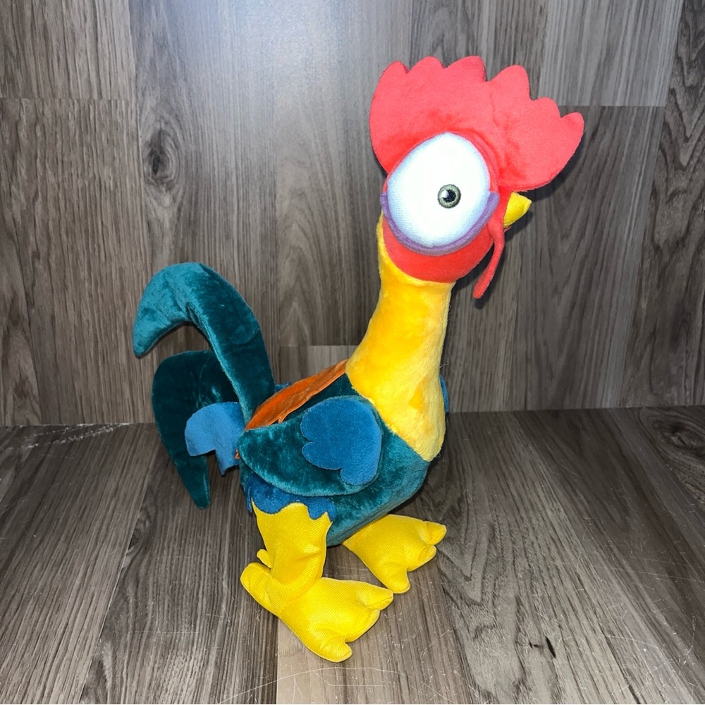 Disney Princess Moana Hei Hei Clucking & Dancing Rooster Plush Toy 13" W/ Sound